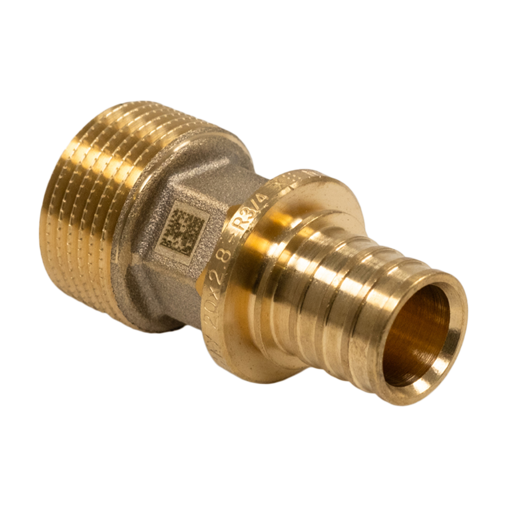 Изображение товара Переходник Рехау 3/4 х 20 мм латунь для систем отопления и водоснабжения