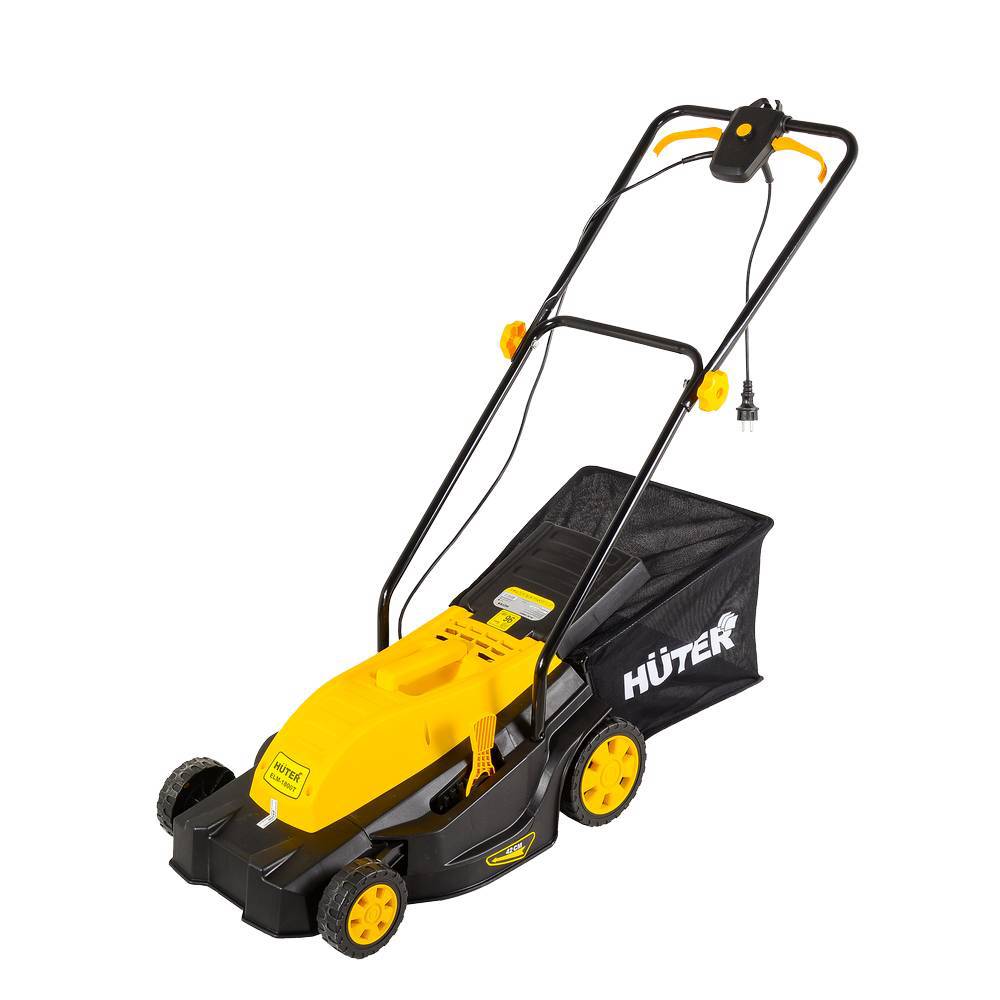 Изображение товара Газонокосилка электрическая Huter Elm-1800t 1800 Вт 42 см для дачи и участка