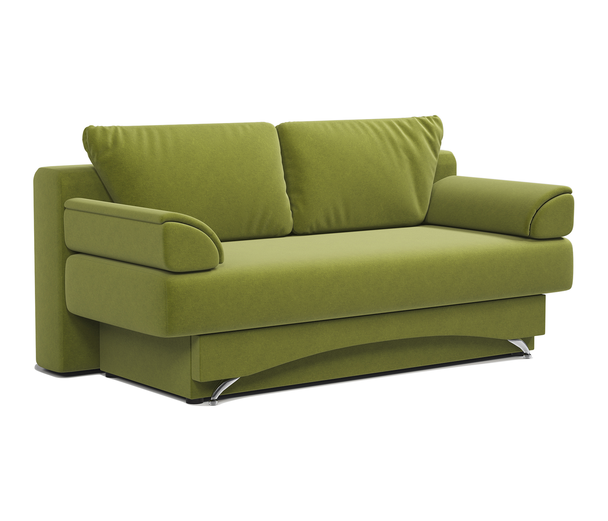 Изображение товара Диван-кровать Шарм-Дизайн Евро 150 с мягким велюром и механизмом еврокнижка