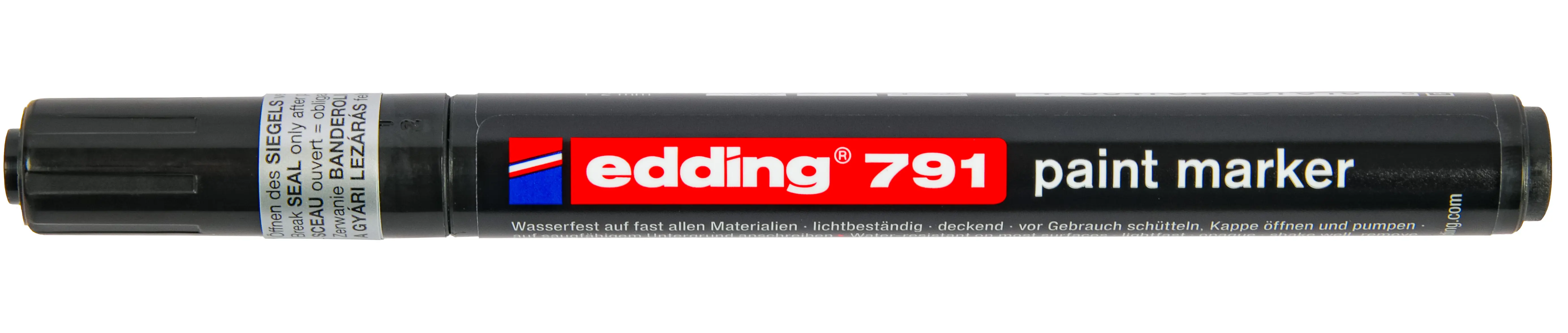 Маркер-лак Edding черный 1-2 мм - 2