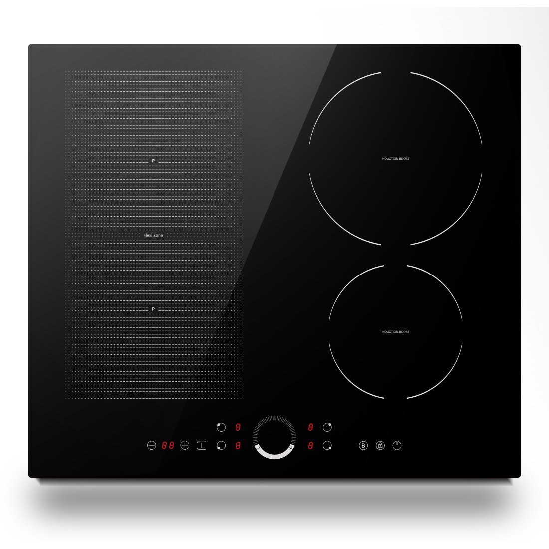 Изображение товара Индукционная варочная панель Simfer H60I74S006 60 см 4 конфорки черный дизайн