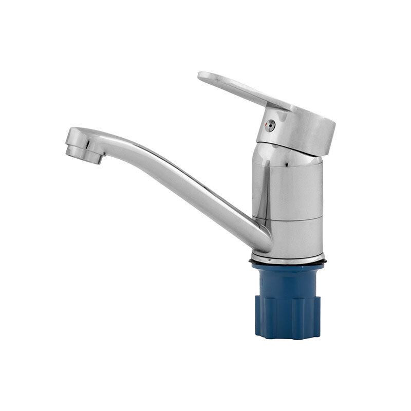 Изображение товара Смеситель кухонный Melodia della vita Jive поворотный 7 см хром