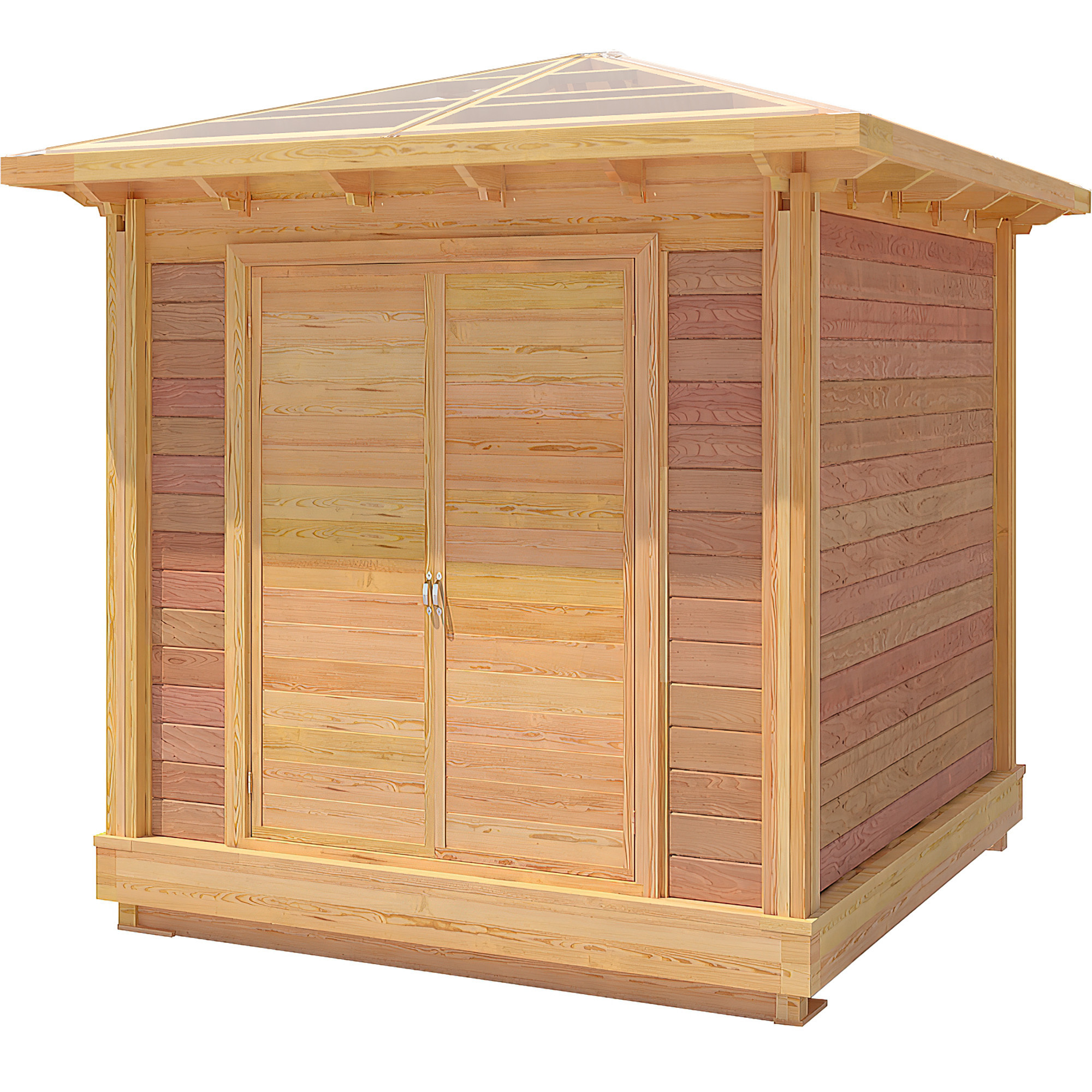 Изображение товара Беседка садовая 2.6x2.6x4 м из стали для дачи и сада Россия