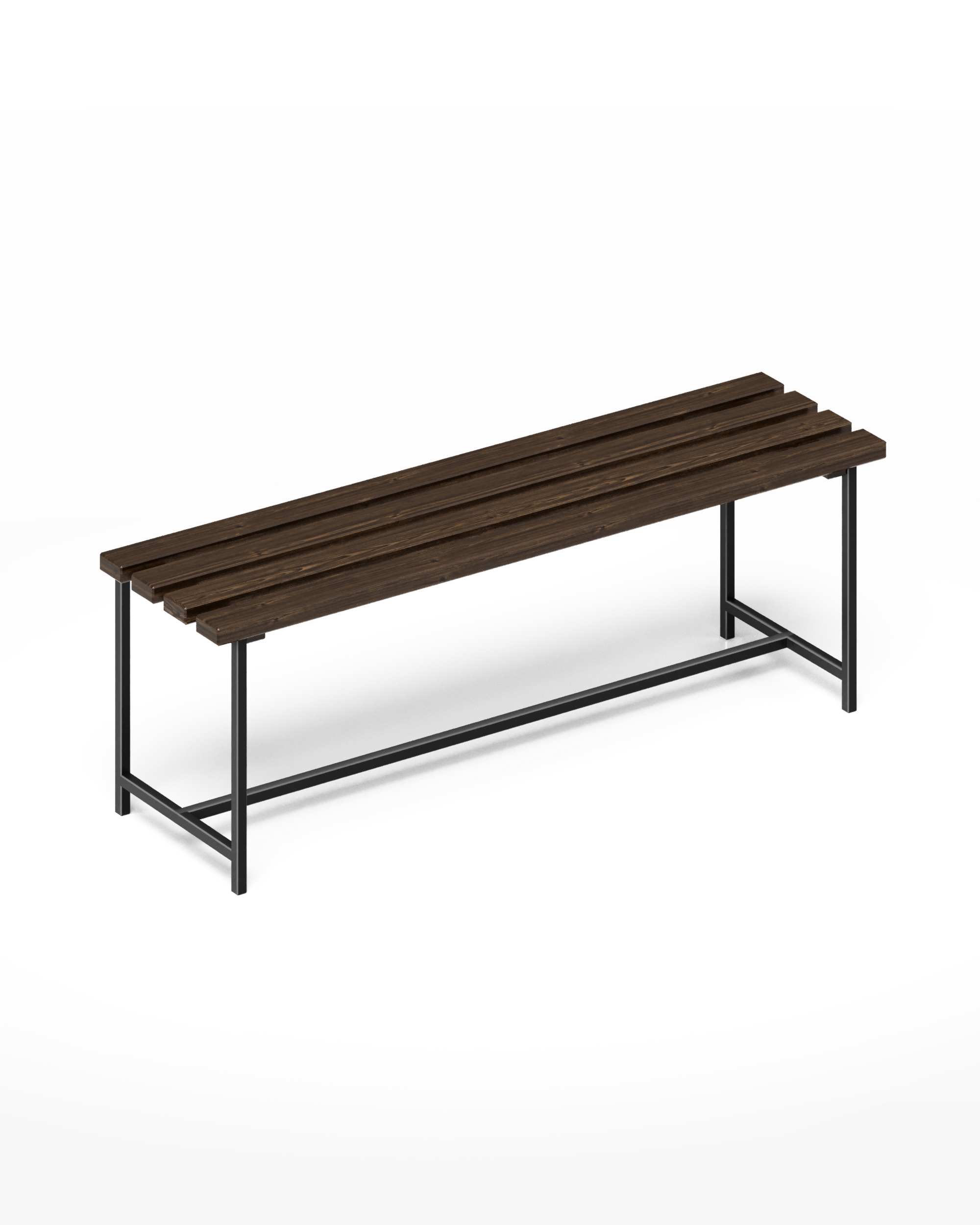 Изображение товара Садовая скамья Solarius skam-ven 137 см коричневый