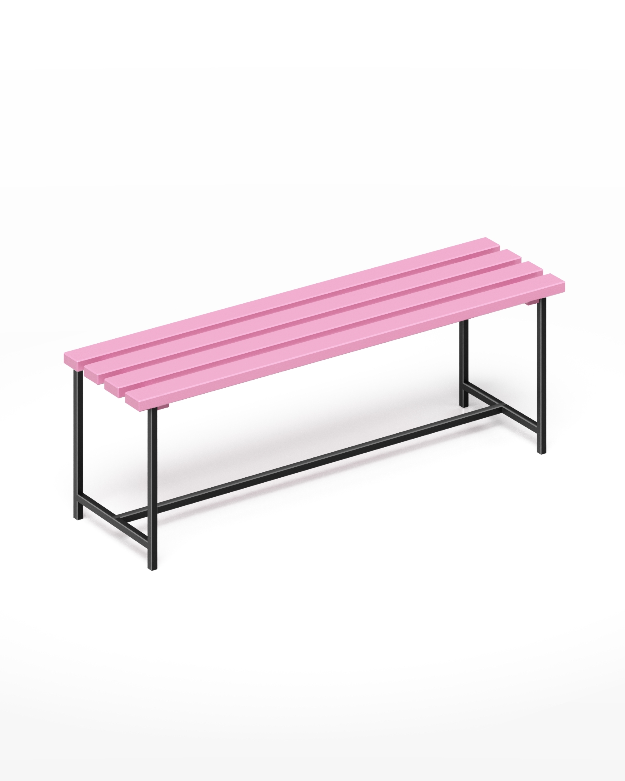 Изображение товара Скамья садовая Solarius 137 см x 35 см x 43 см дерево розовый