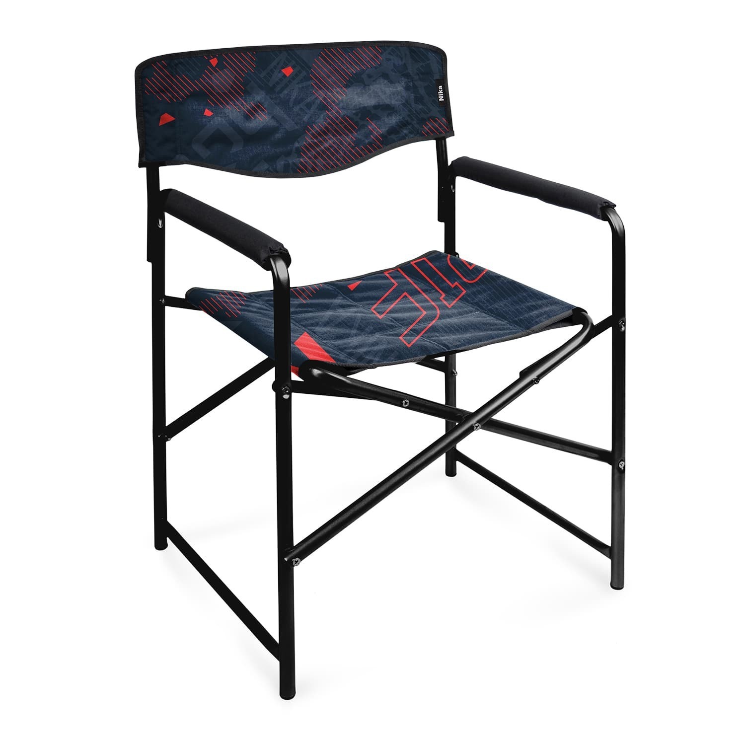Изображение товара Кресло садовое складное Nika КС3 для кемпинга, 56 см, металл, синий