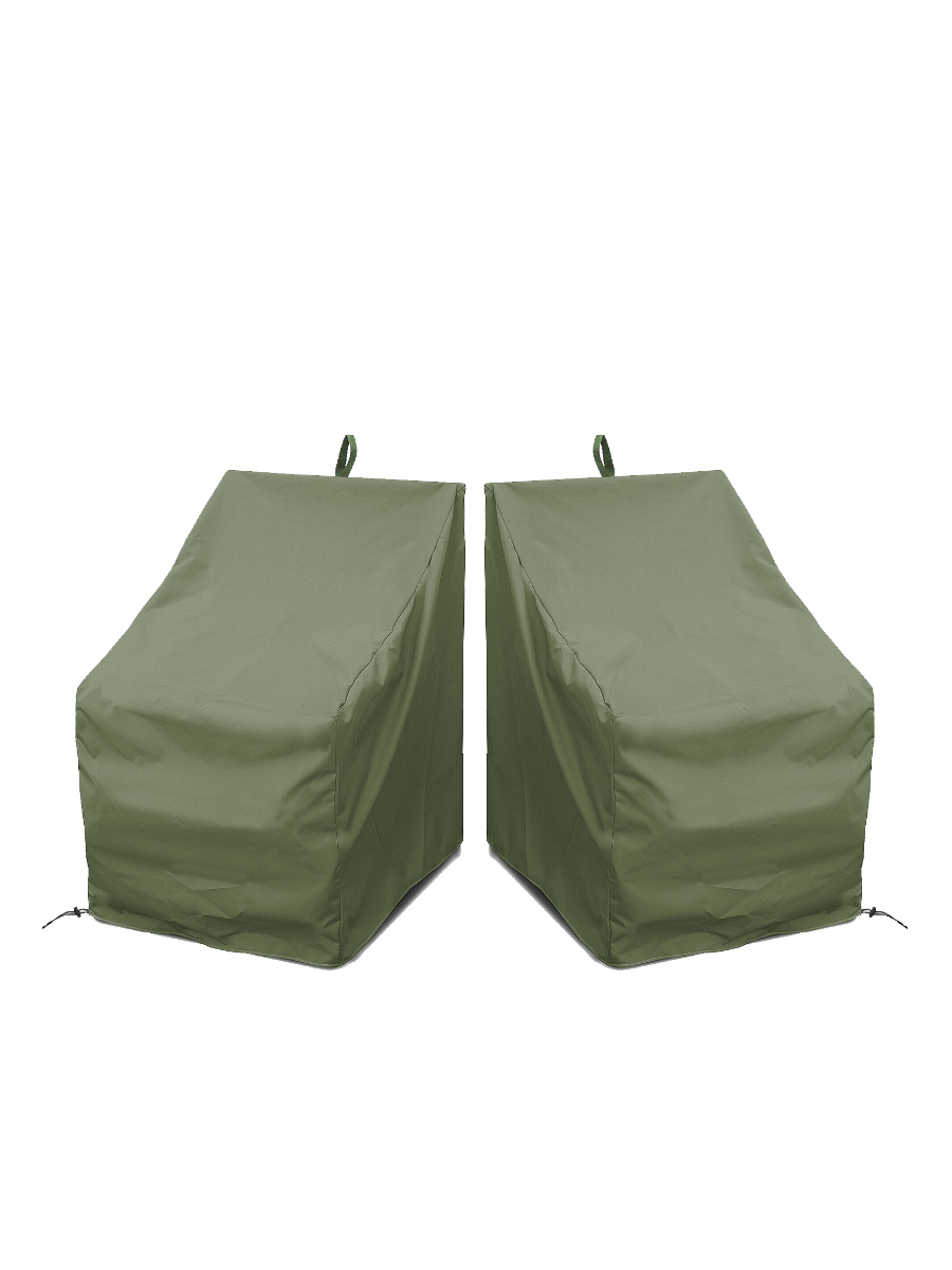 Изображение товара Чехлы Tplus на стулья 460x510x900 мм 2 шт оксфорд 210 олива