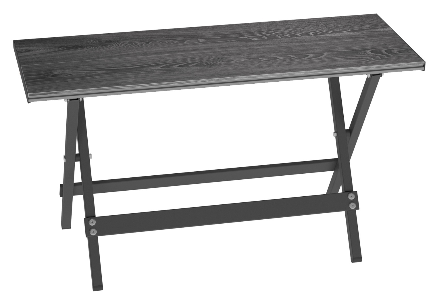 Изображение товара Скамья садовая Калифорния мебель 80 см x 30.2 см x 45 см дерево серый/серебристый