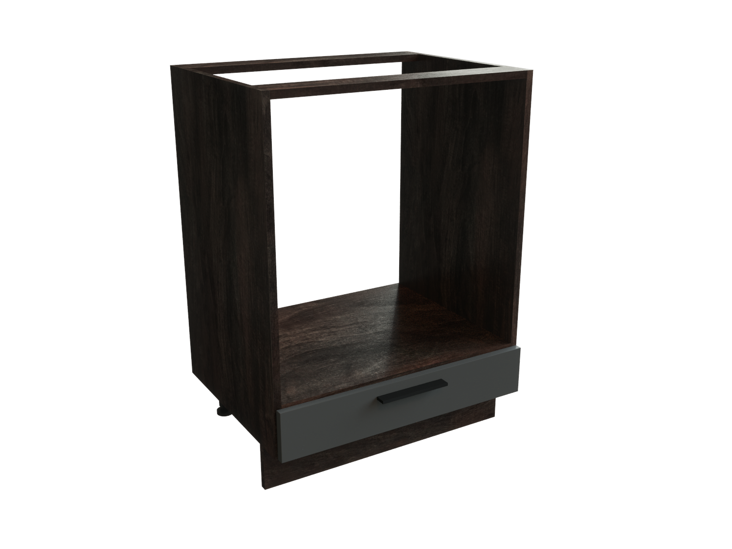 Изображение товара Напольный кухонный шкаф Маренго силк 60x81.6x47.8 см с ЛДСП и МДФ