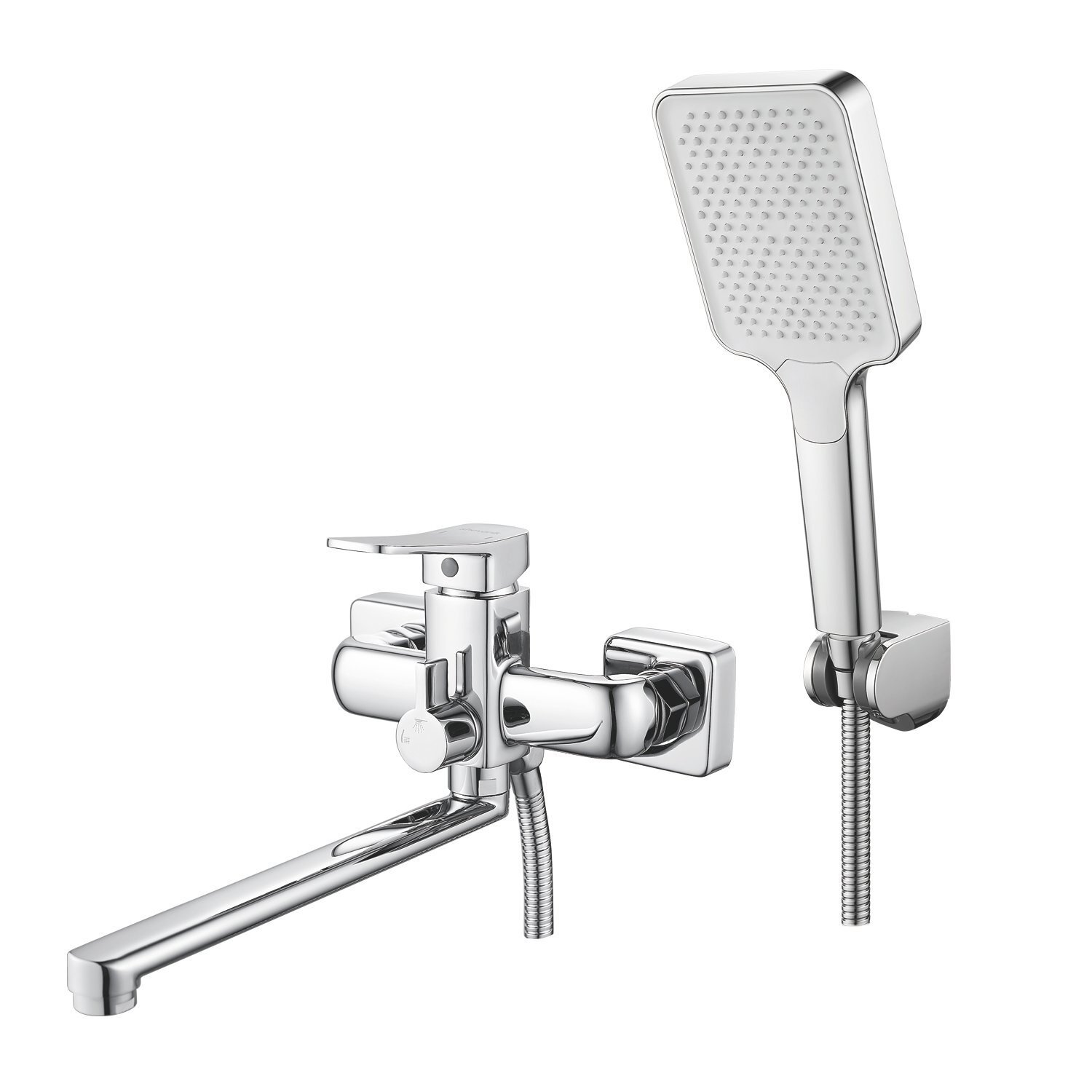 Изображение товара Смеситель для ванны Shevanik S9902 с отливом и душем хром