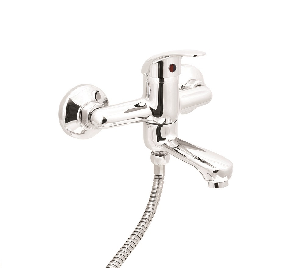 Изображение товара Смеситель для ванны SANTREK AQUA STANDART Рычажный латунь хром 10 см