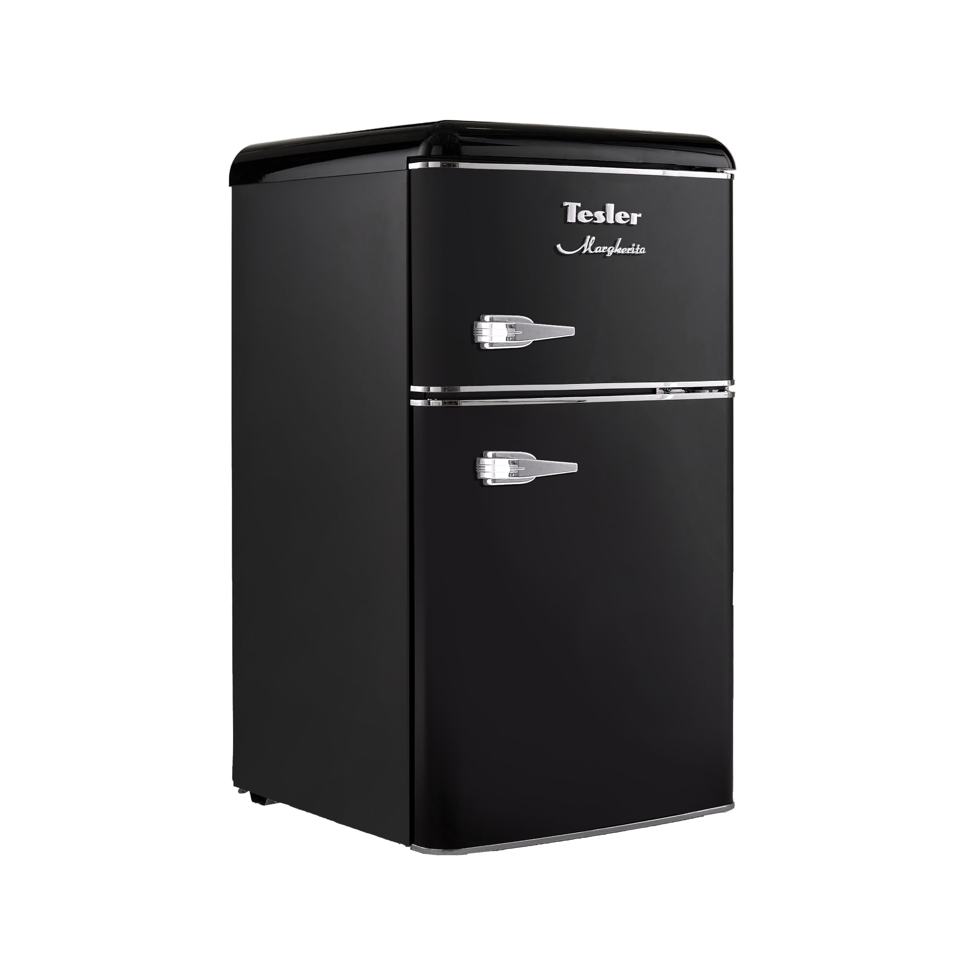 Изображение товара Отдельностоящий холодильник Tesler RT-97 BLACK 2 камеры 91 л компактный дизайн