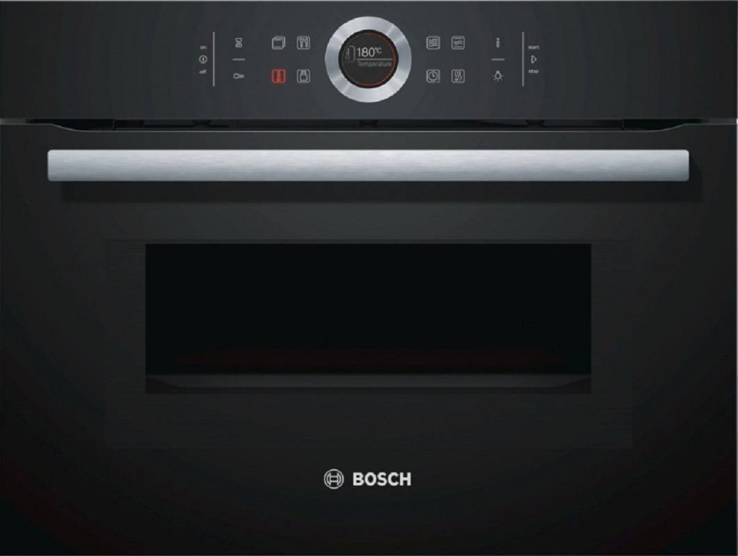 Изображение товара Электрический встраиваемый духовой шкаф Bosch Serie 8 CMG633BB1 45 л