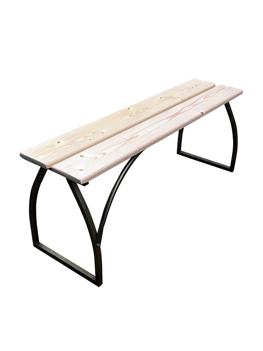 Изображение товара Скамья садовая M-group 120 см x 38 см x 47 см металл черный