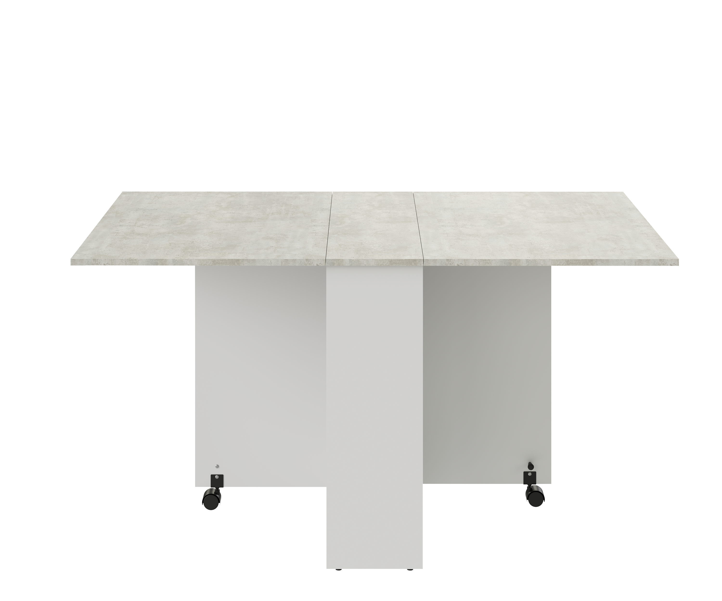 Изображение товара Стол-трансформер прямоугольный Lazurit Флекс 26.2x143 см ЛДСП цвет бетон