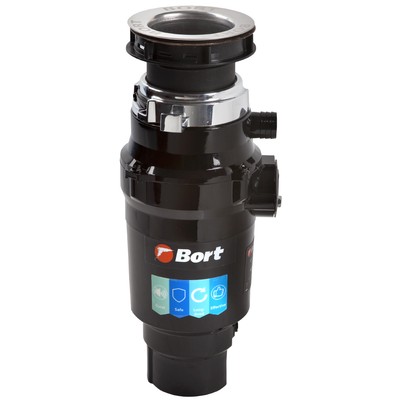 Изображение товара Кухонный измельчитель пищевых отходов Bort Master Eco 1 л 390 Вт 2600 об/мин цвет черный Изображение товара Кухонный измельчитель пищевых отходов Bort Master Eco 1 л 390 Вт 2600 об/мин цвет черный