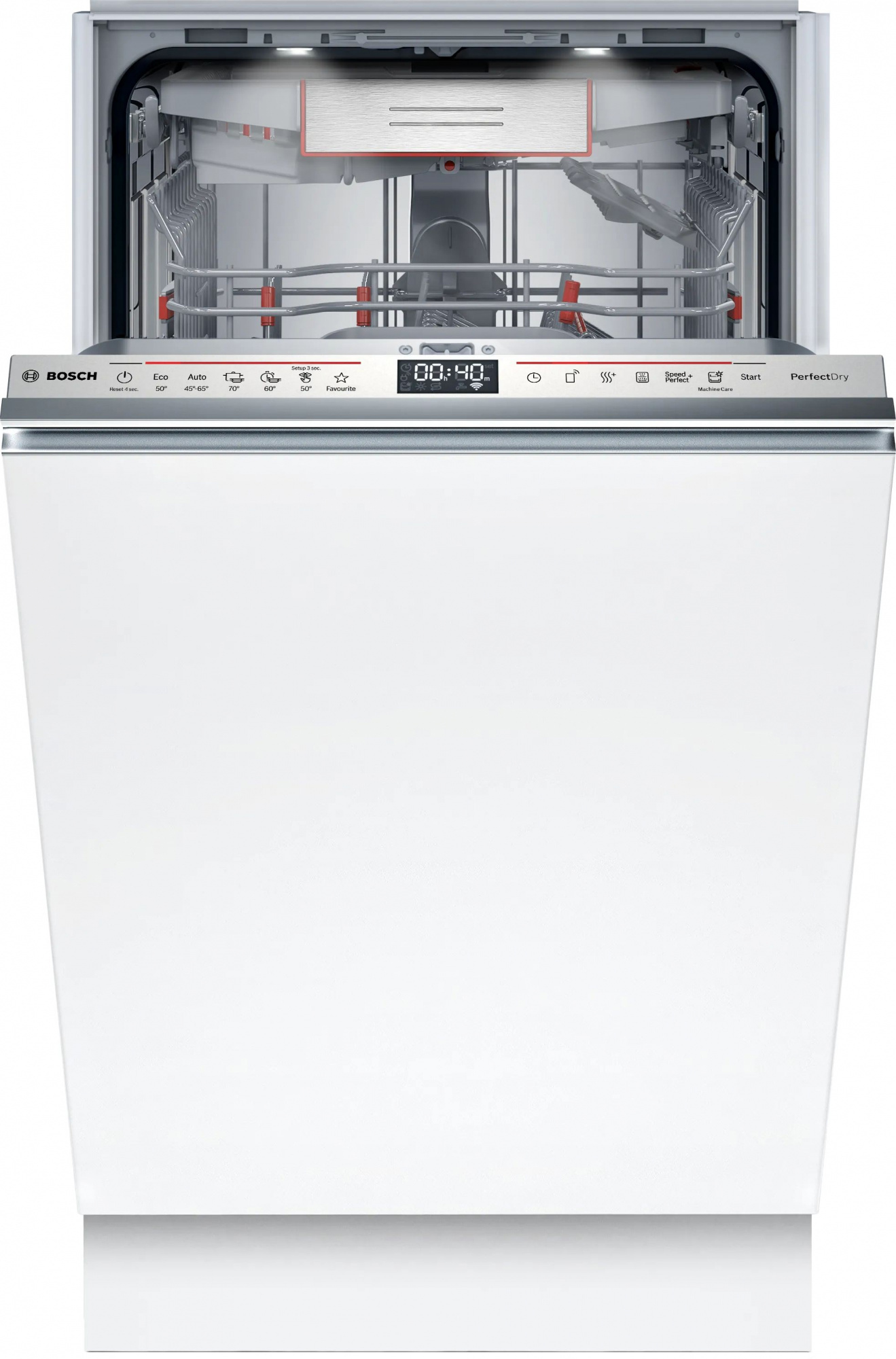 Изображение товара Встраиваемая посудомоечная машина Bosch SPV6ZMX17E 44.8 см белая с PerfectDry