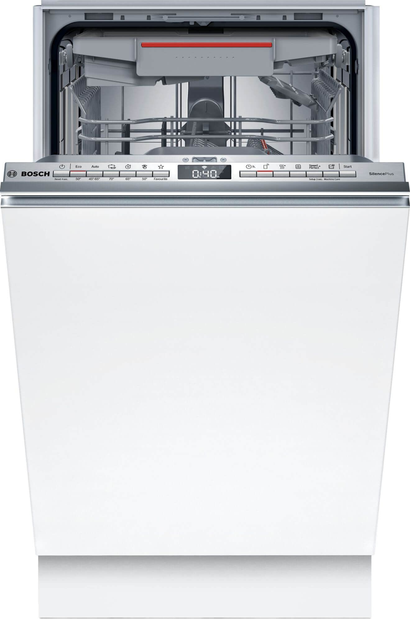 Изображение товара Встраиваемая посудомоечная машина BOSCH SPV4HMX49E 44.8 см белый водосберегающая