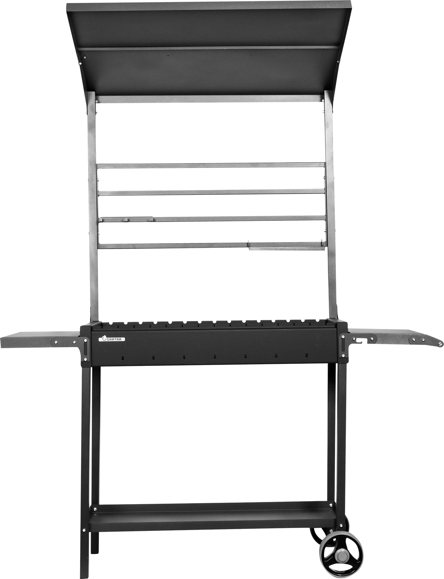 Мангал Gratar МАН 304 158x41x208 см сталь черный/ серый - 2