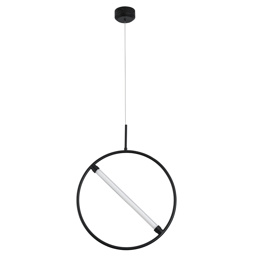 Изображение товара Люстра подвесная светодиодная Arte lamp Dolores A2565sp-1bk 1 м² нейтральный белый свет цвет черный