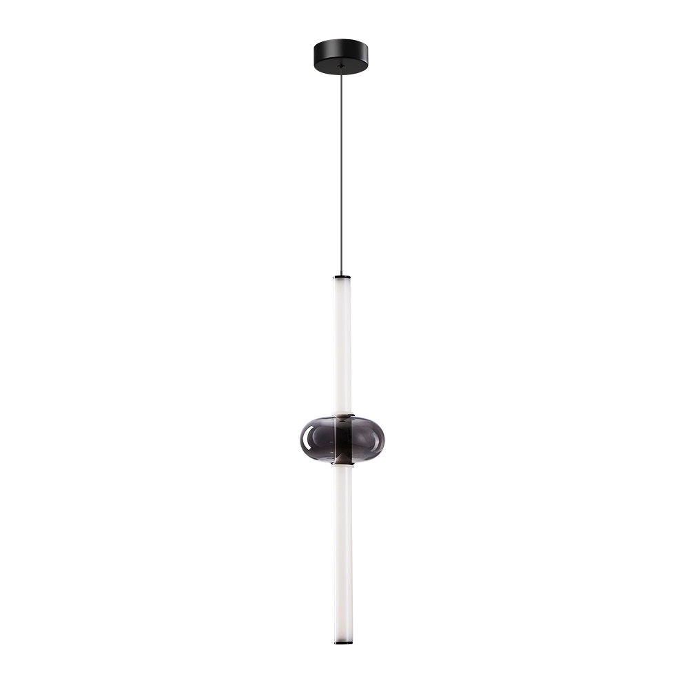 Изображение товара Люстра подвесная светодиодная Arte lamp Rigla A6838sp-12sm 1 м² теплый белый (желтый) свет цвет черный