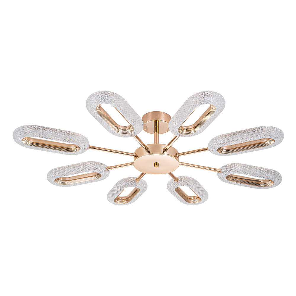 Изображение товара Люстра потолочная светодиодная Arte lamp Ovale с пультом регулировка белый свет дизайнерский