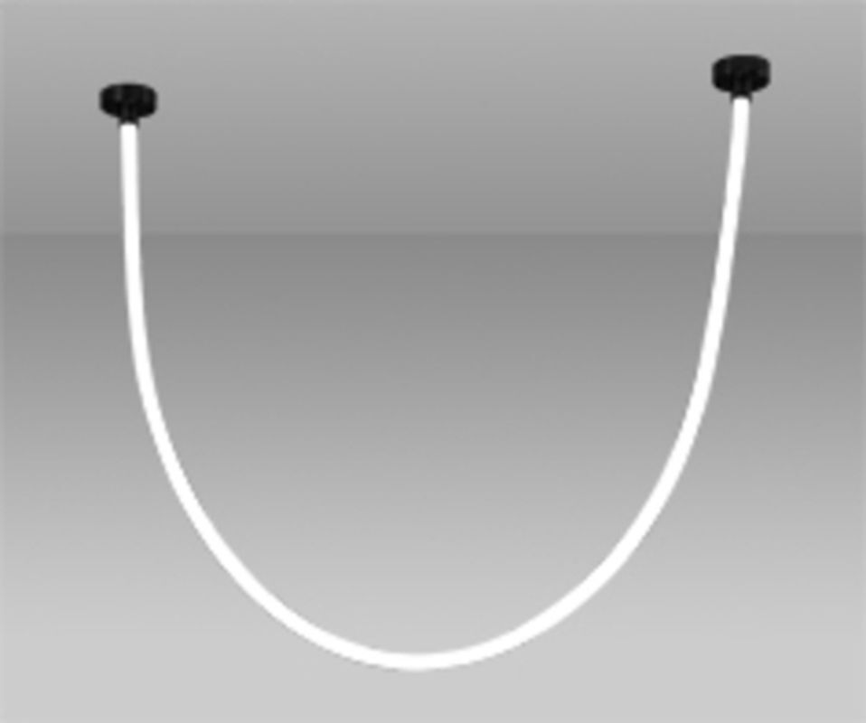 Изображение товара Светильник подвесной светодиодный Kink Light Венди 24 м² регулировка цвета черный белый