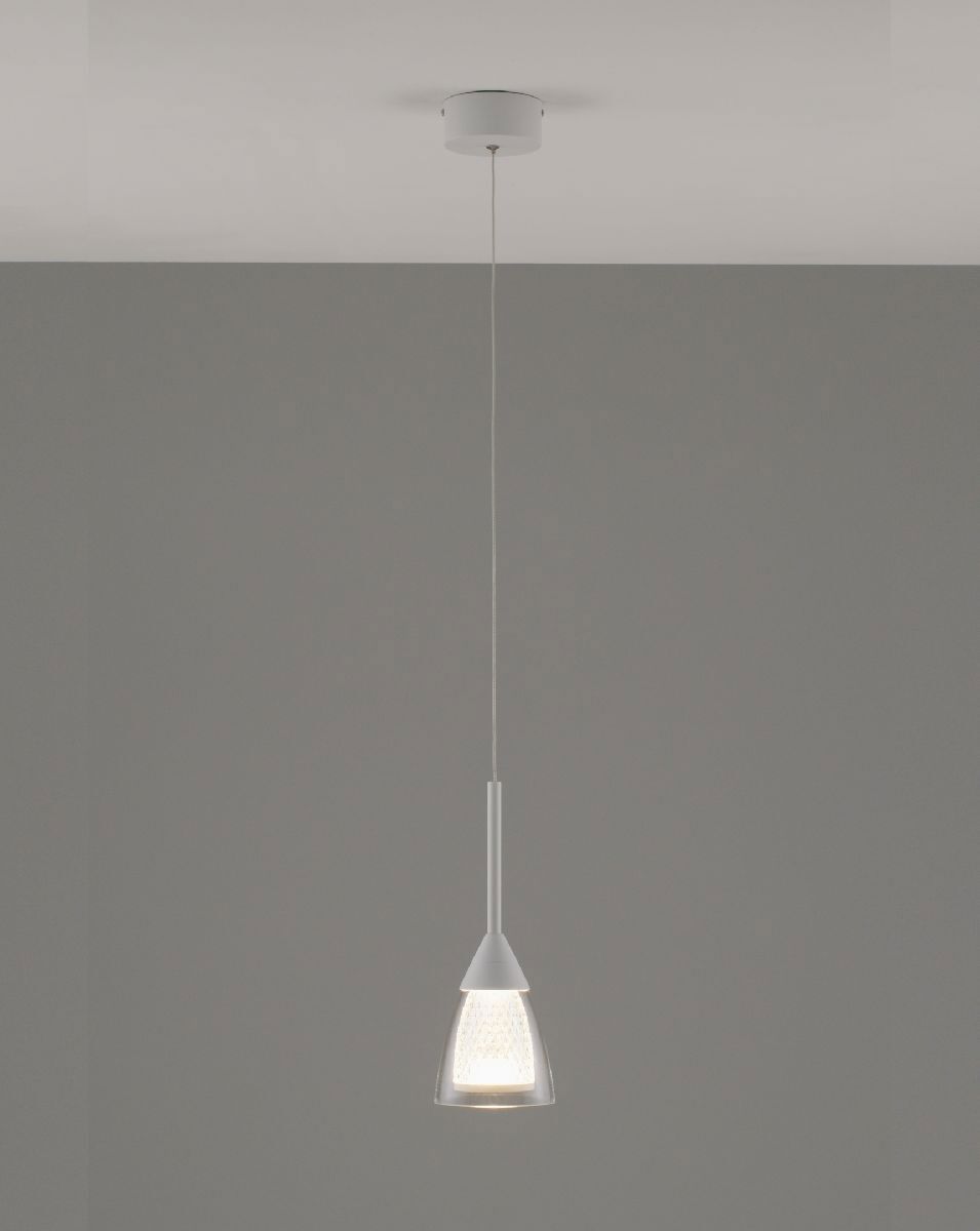 Изображение товара Подвесной светильник Moderli V10868-PL белый теплый белый свет для натяжных потолков 7Вт