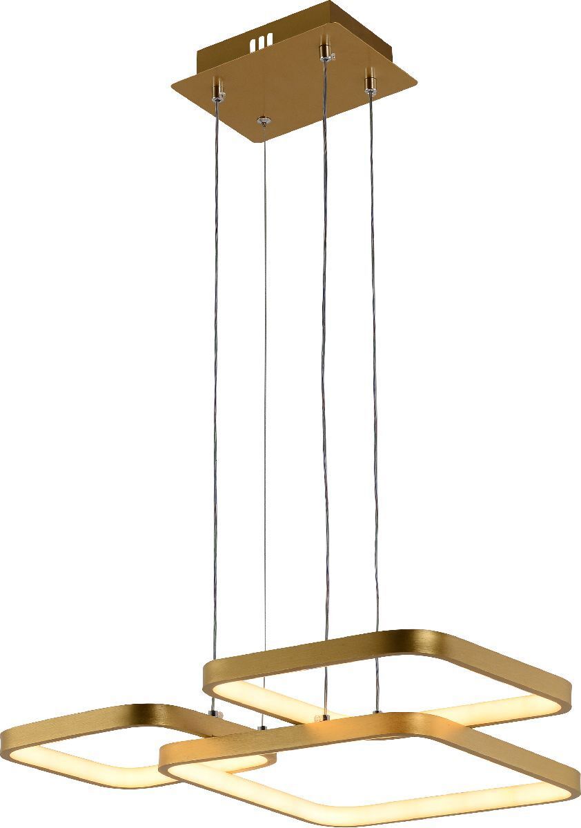 Изображение товара Подвесной светодиодный светильник Rivoli Б0061836 25 м² регульуемый белый свет золотой
