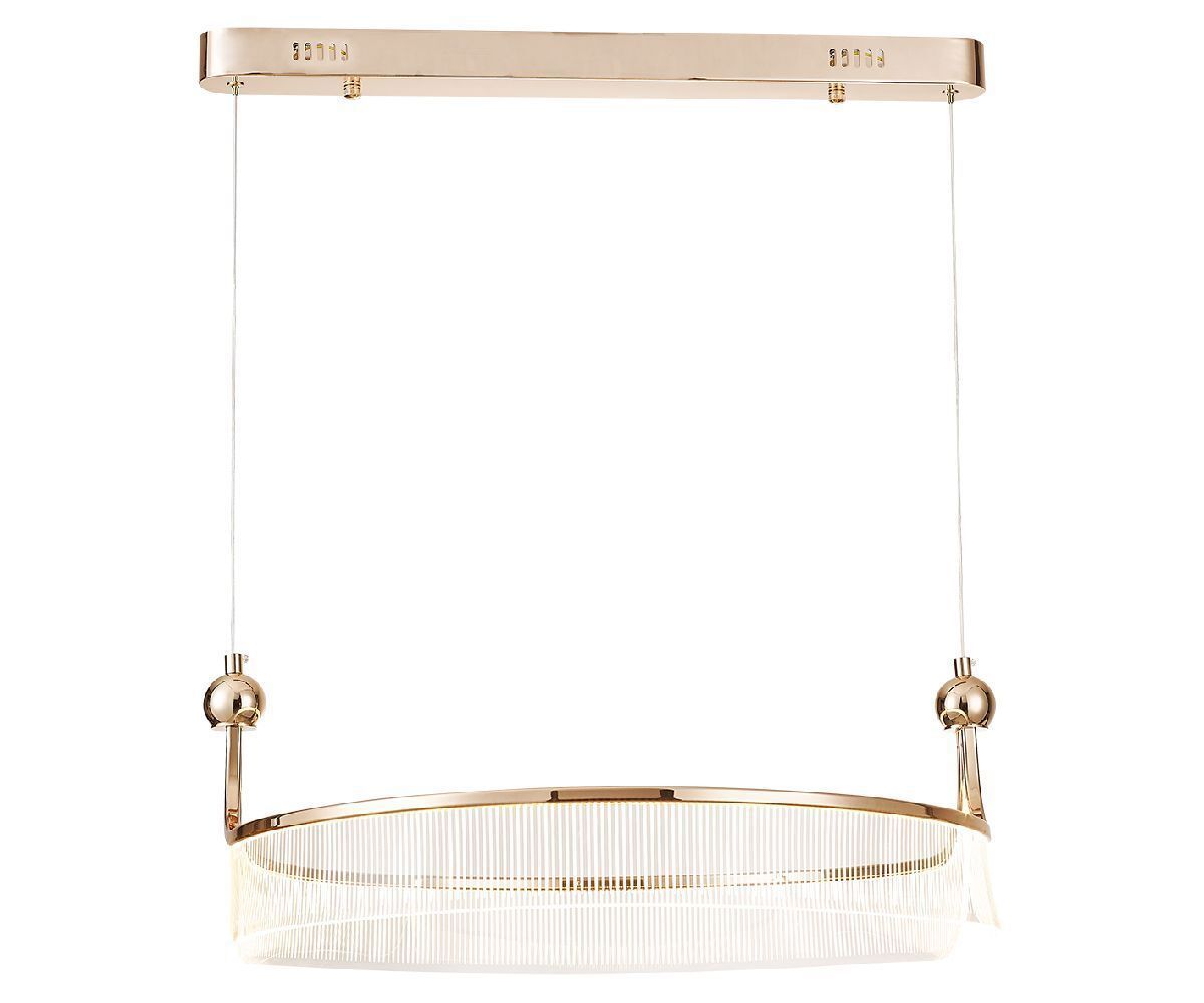 Изображение товара Светильник подвесной светодиодный Kink Light 08045-80.37 20 м² теплый белый Золото