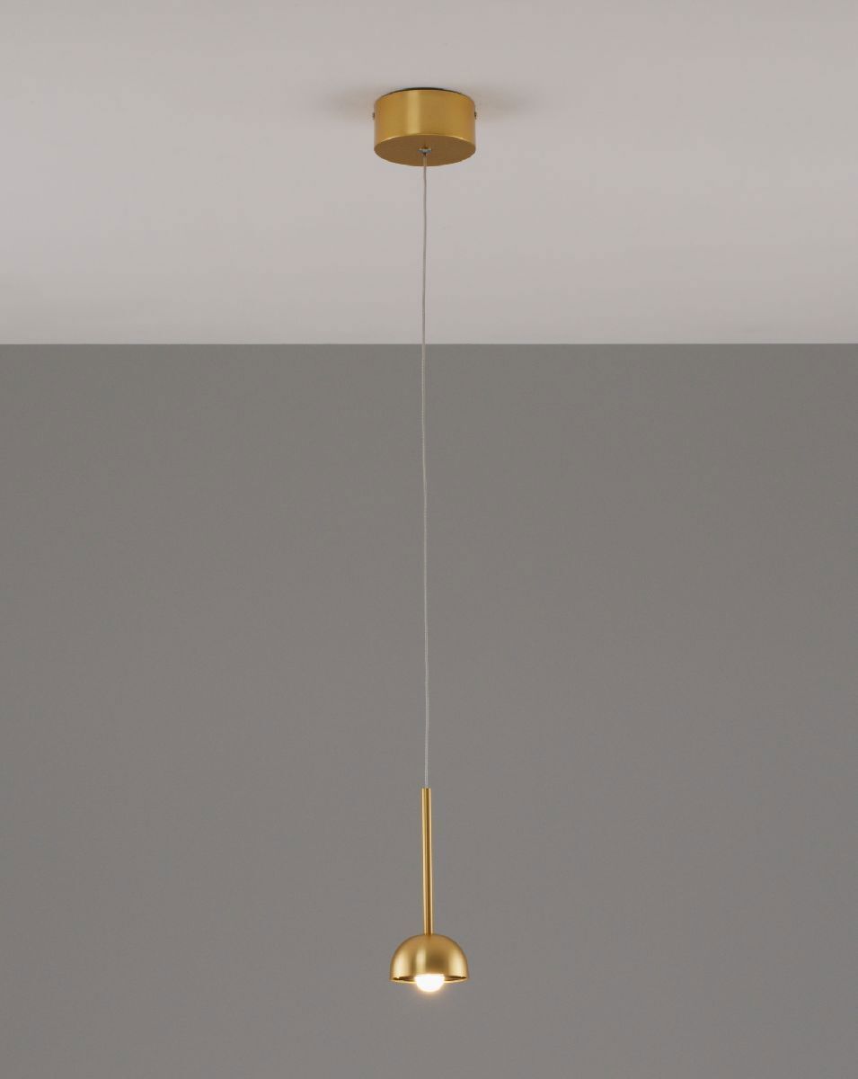 Изображение товара Подвесной светодиодный светильник Moderli V10894-PL 5 м² золотой стиль минимализм