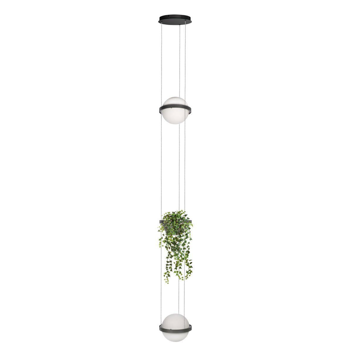 Изображение товара Светильник подвесной светодиодный Loft it 10121_2p dark grey 13.44 м² теплый белый (желтый) свет цвет черный