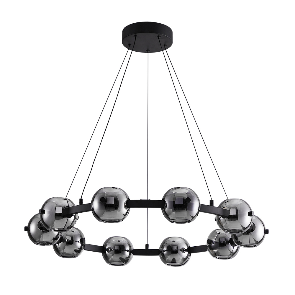 Изображение товара Люстра подвесная светодиодная Arte Lamp Markab A2471lm-20bk 5 м² нейтральный белый свет стиль Хай-т