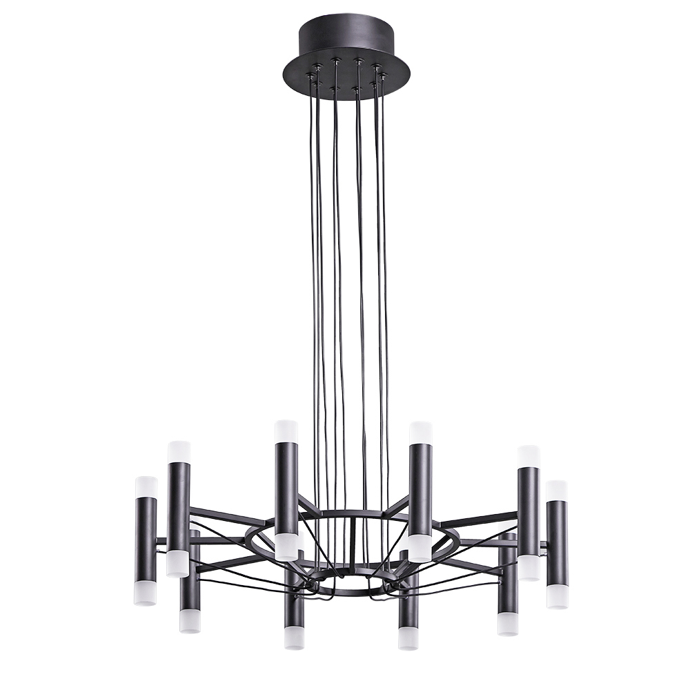 Изображение товара Люстра подвесная светодиодная Arte lamp Empire A2482sp-20bk 5 м² стиль хай-тек