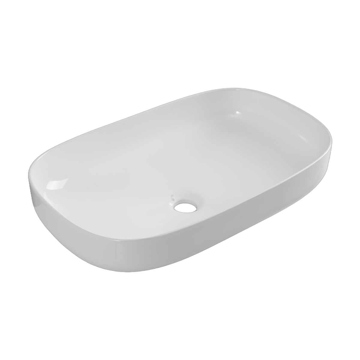 Изображение товара Раковина Aquanet Elegant-3 60 60см овальная белая для ванной комнаты