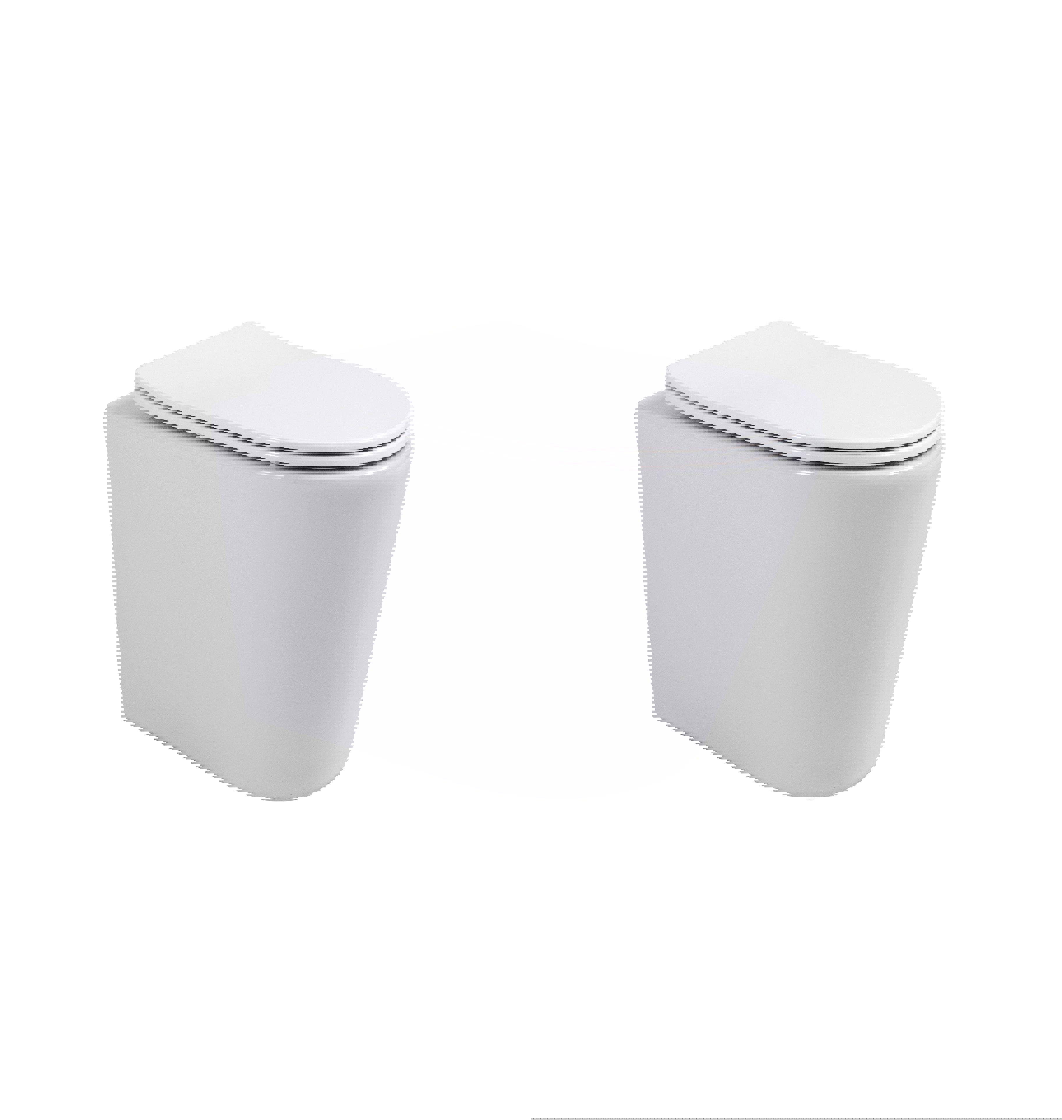 Изображение товара Подвесной унитаз безободковый TONI ARTI Forli TA-1905 с сиденьем микролифт и антибактериальной сист