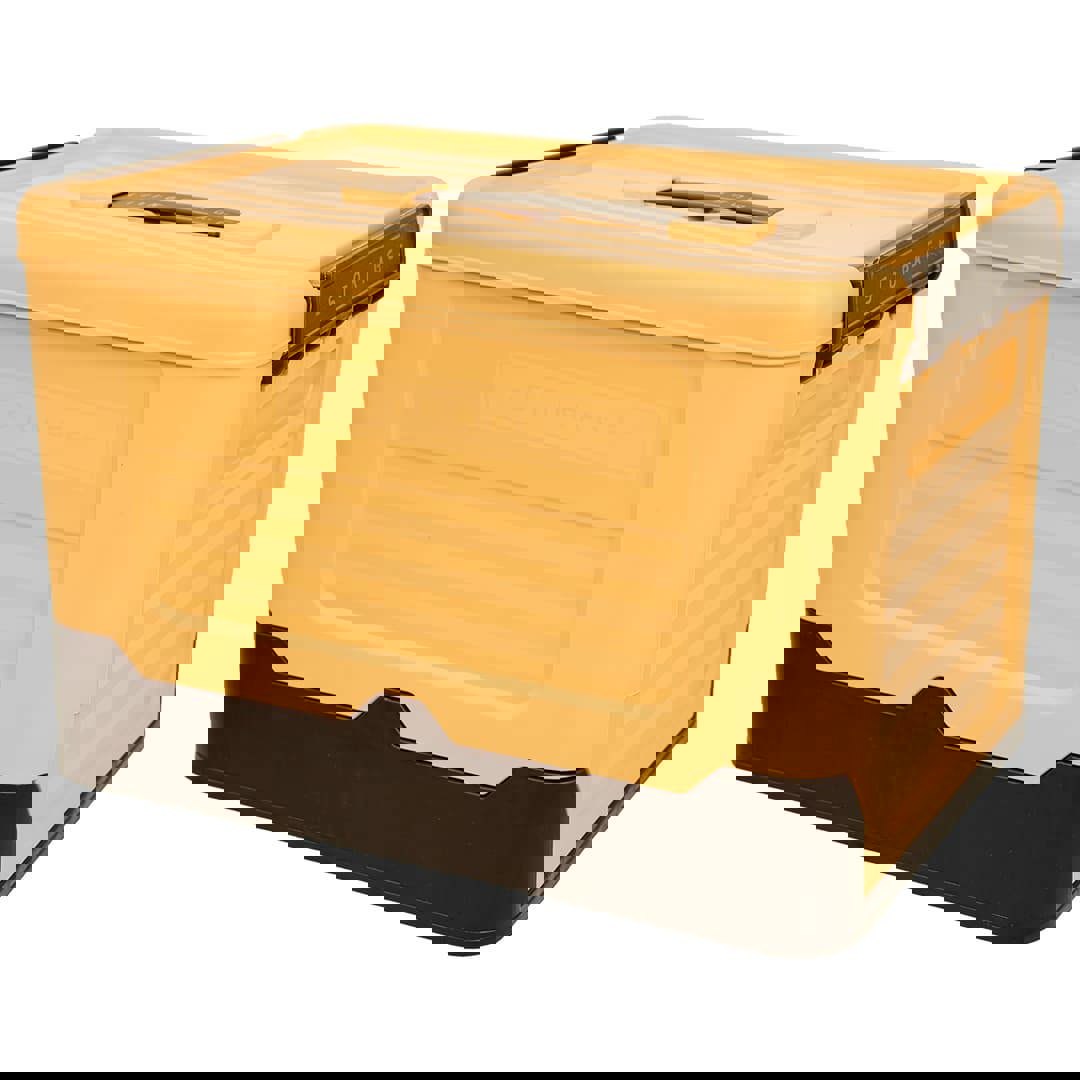 Изображение товара Короб Handy home Fancy-hh99-S 24x8x24 см пластик цвет желтый