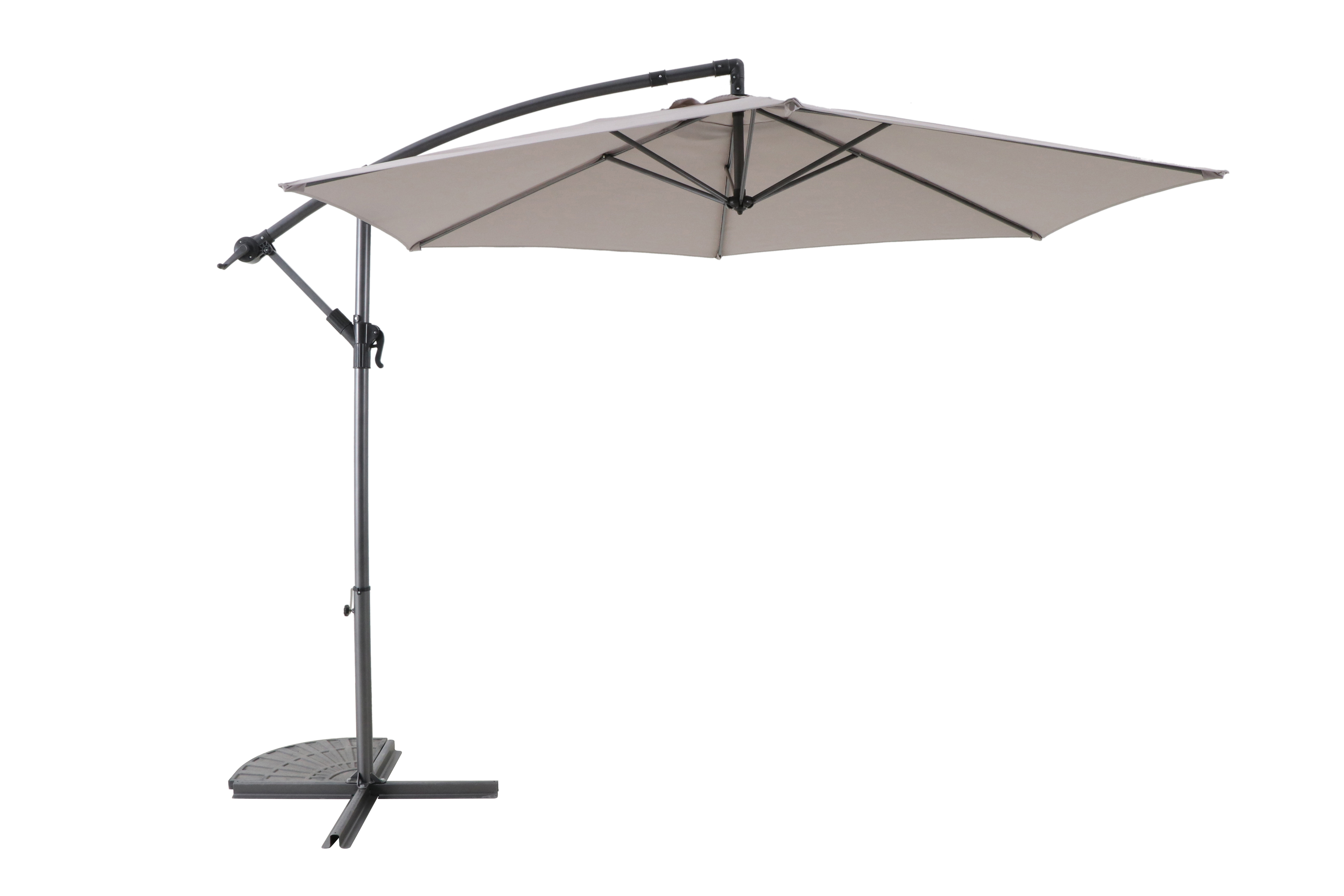 Изображение товара Зонт садовый Belveo 160G D290 см серо-коричневый