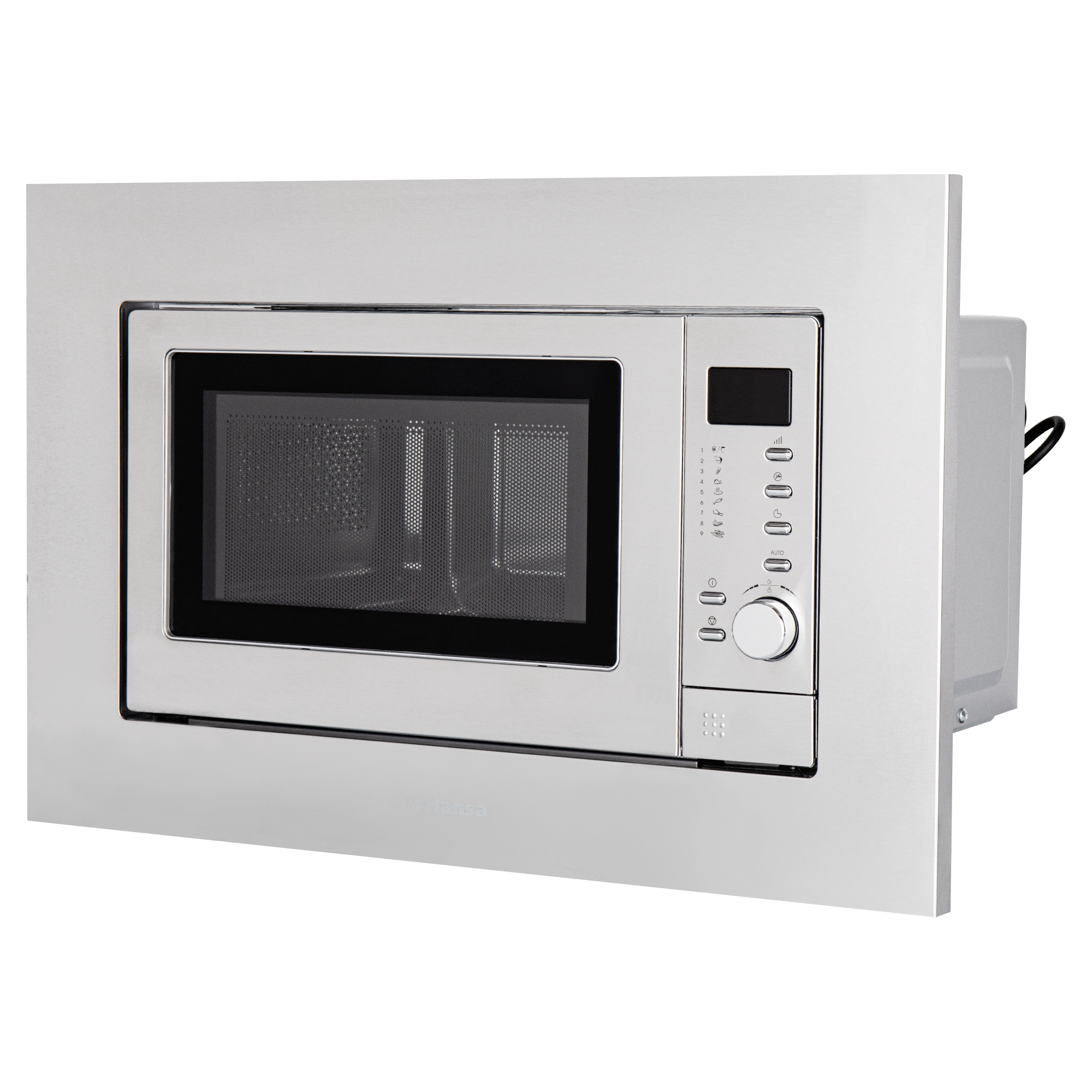 Изображение товара Встраиваемая микроволновая печь HANSA AMGB20E2GX с грилем и автоматическими программами