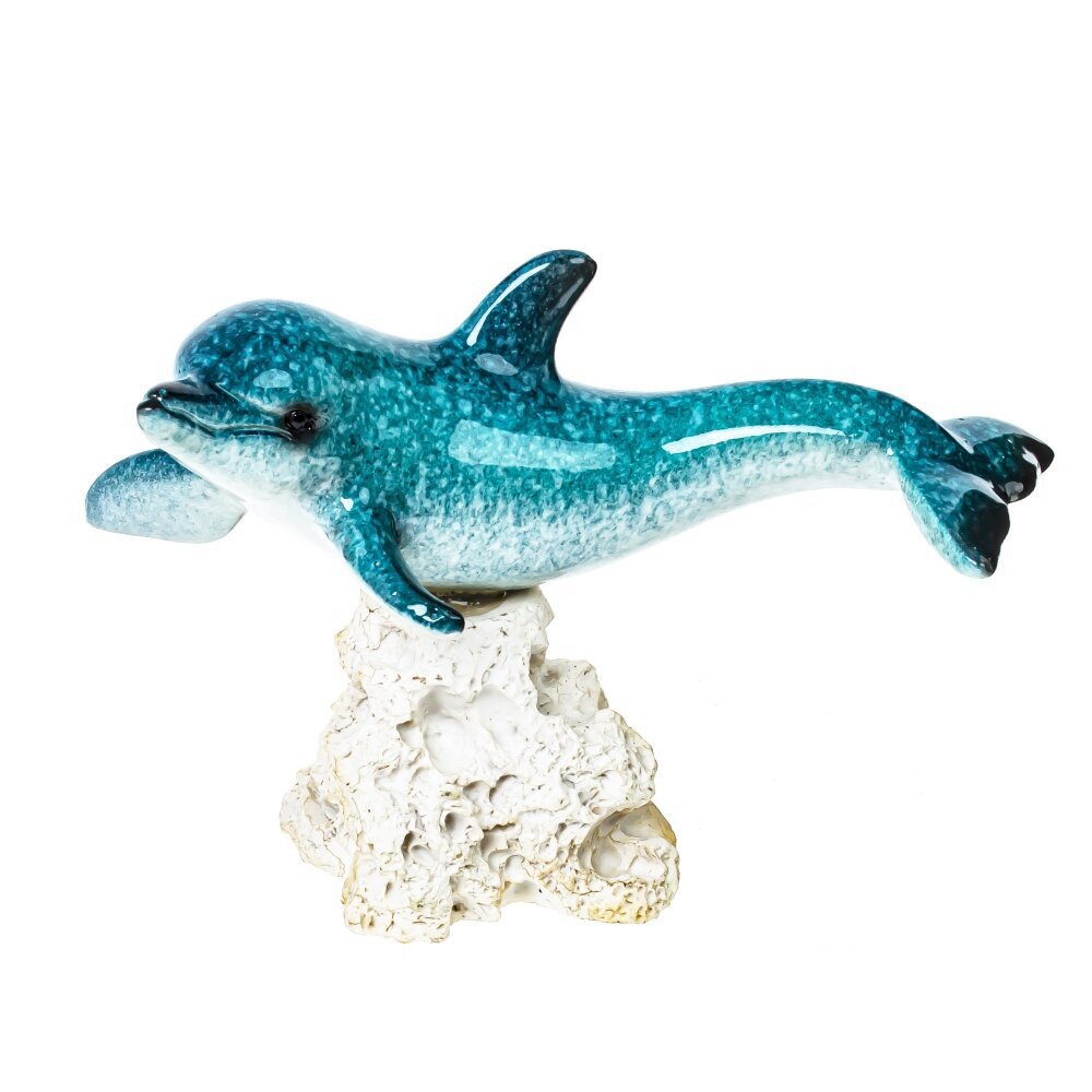 Изображение товара Фигурка Дельфин 8x5x12 см, синий — декоративная фигура