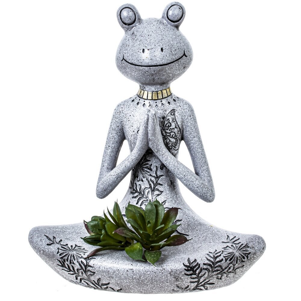 Изображение товара Фигурка декоративная Лягушка L18.5 W10.5 H21 см 796910