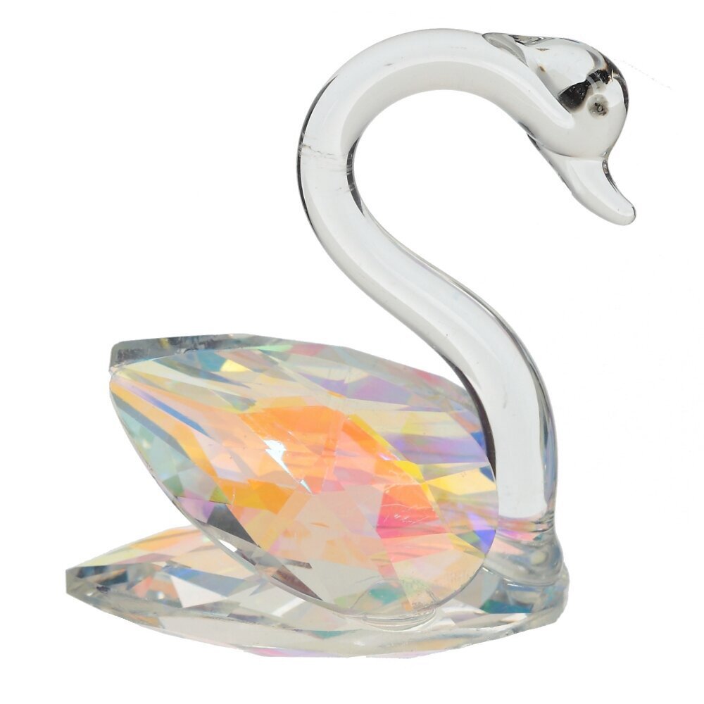 Изображение товара Лебедь декоративная из стекла L7W4.5H8 — оранжево-медный, Китай