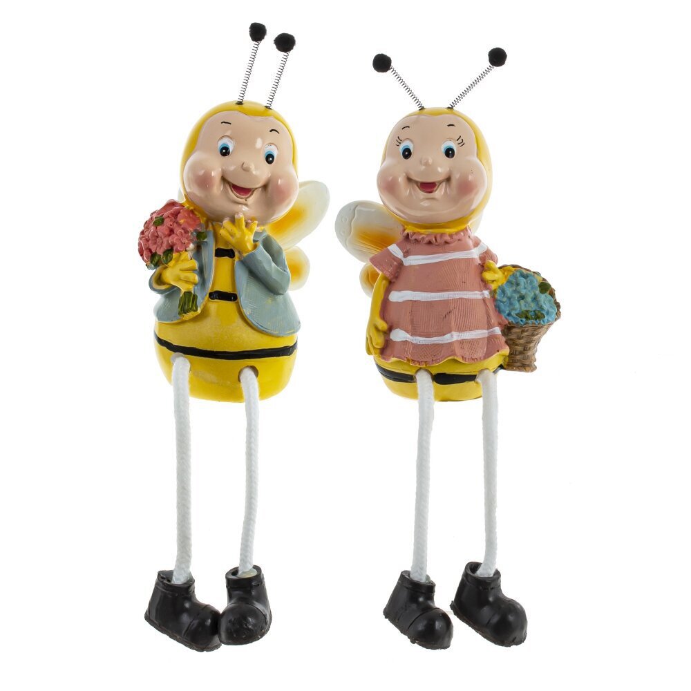 Изображение товара Фигурка декоративная Пчелка набор из 2-х шт L8 W7 H12 см 789219