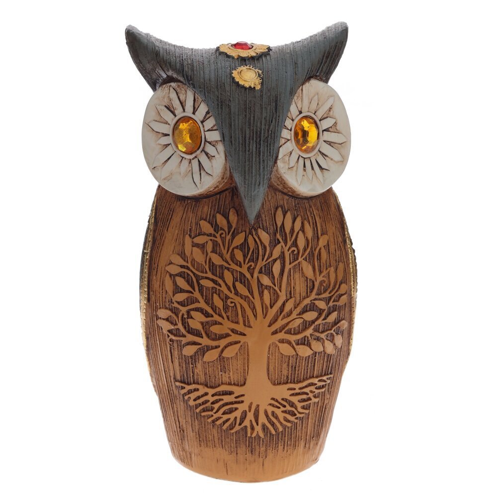 Изображение товара Декоративная фигура Сова [Коричневый] 13 см — ПВХ