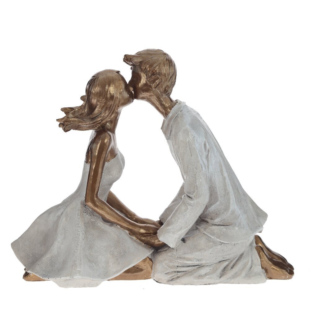 Изображение товара Декоративная фигура: Влюбленная пара, 16 см, Белый ПВХ