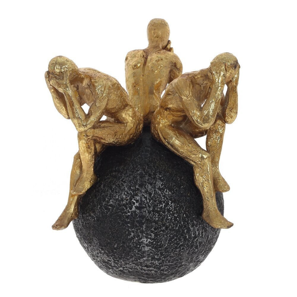 Изображение товара Декоративная фигурка Три человека 18 см — разноцветная из ПВХ