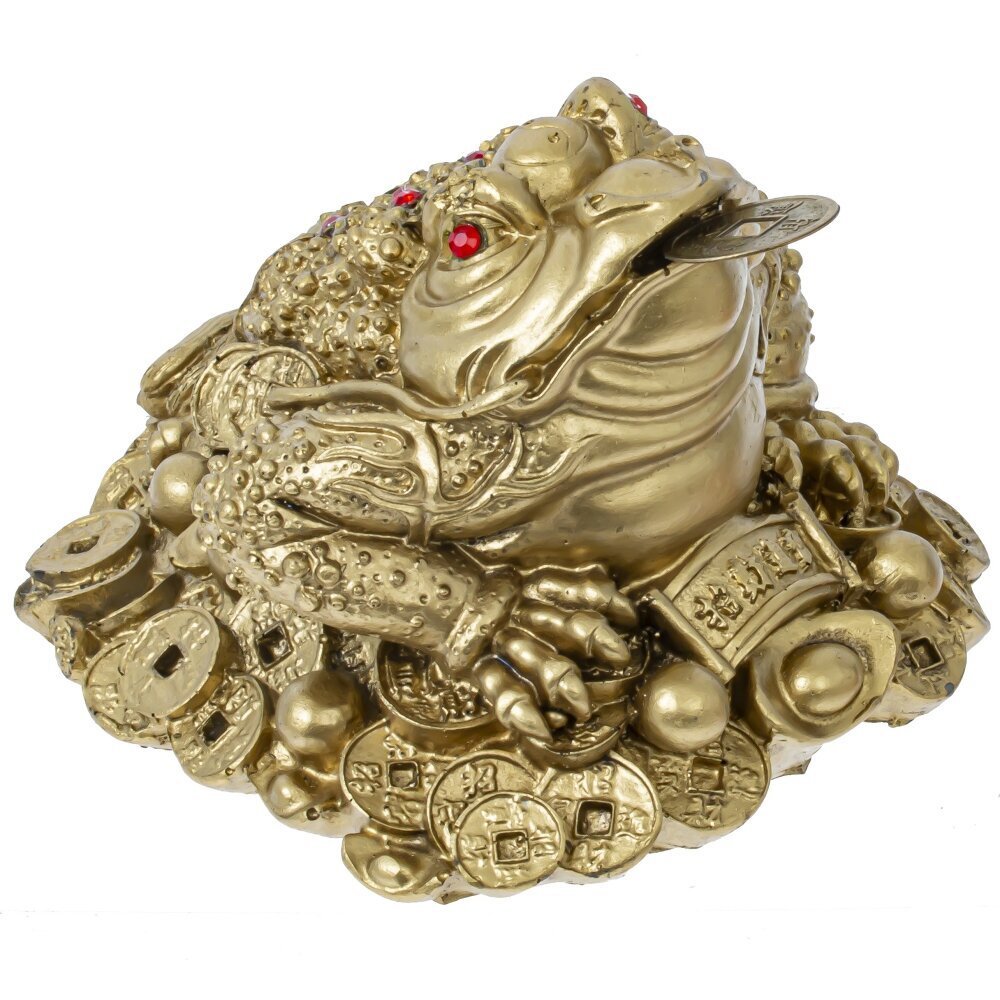 Изображение товара Фигурка декоративная Лягушка денежная L10.5 W9.5 H7.5 см 804502