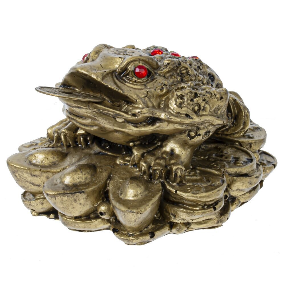 Изображение товара Фигурка декоративная Лягушка денежная L8 W7 H4.5 см 804503