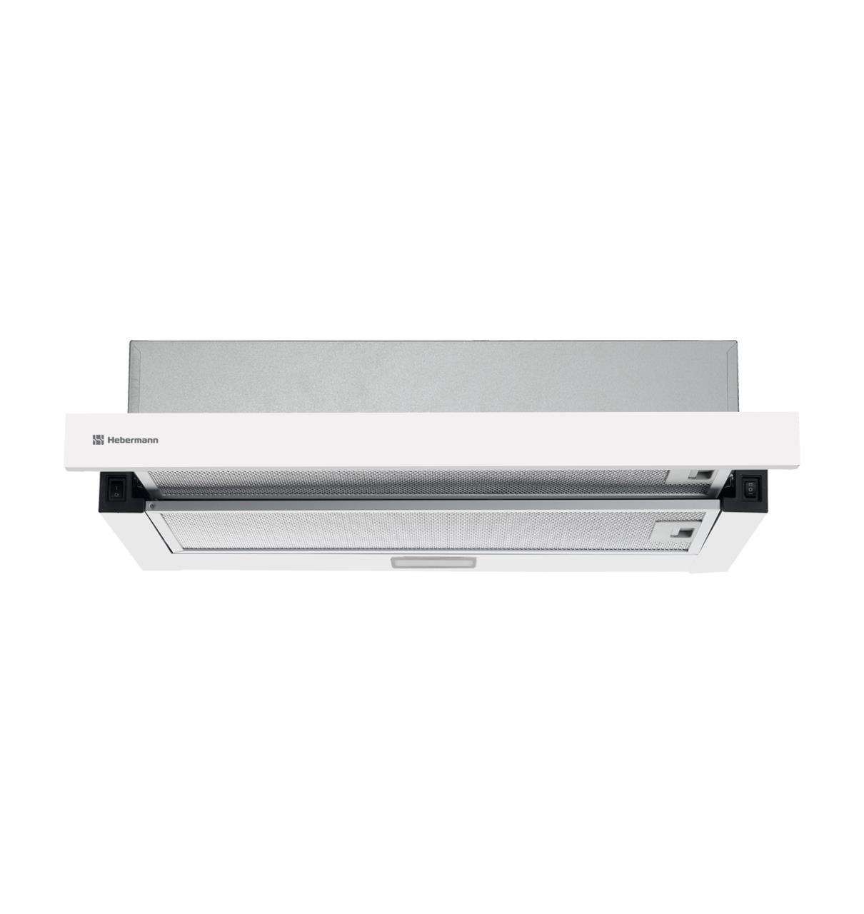 Изображение товара Встраиваемая вытяжка Hebermann HBFH 60.2 64 см белая с LED освещением и двумя скоростями