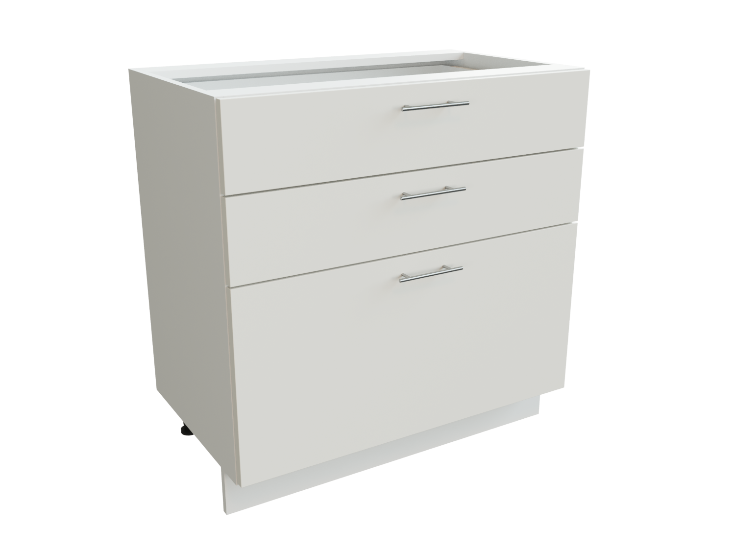 Изображение товара Напольный шкаф Валерия из МДФ белый 80x81.6x47.8 см серия Айленд